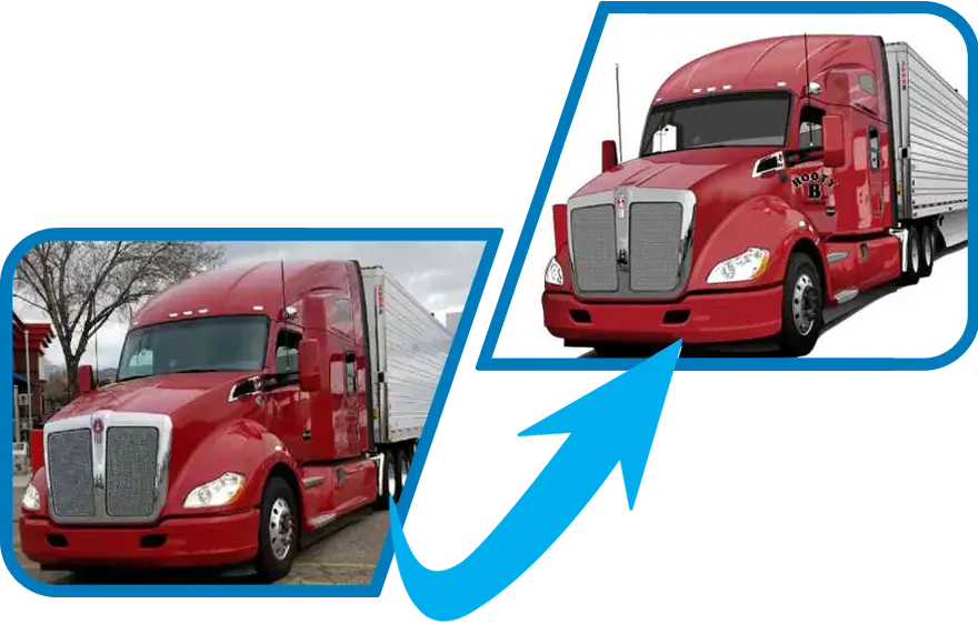 truck convert jpg to vector